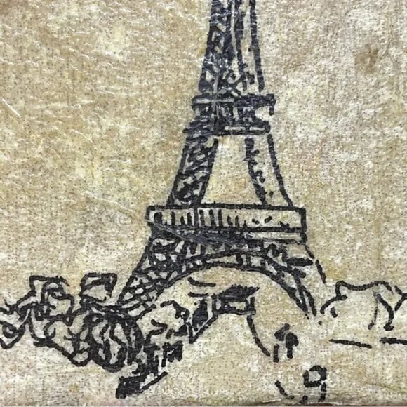 Stone COASTER TILE of France, Paris and Eifel Tower Ooh La La, ce la vie! - Picture 5 of 12